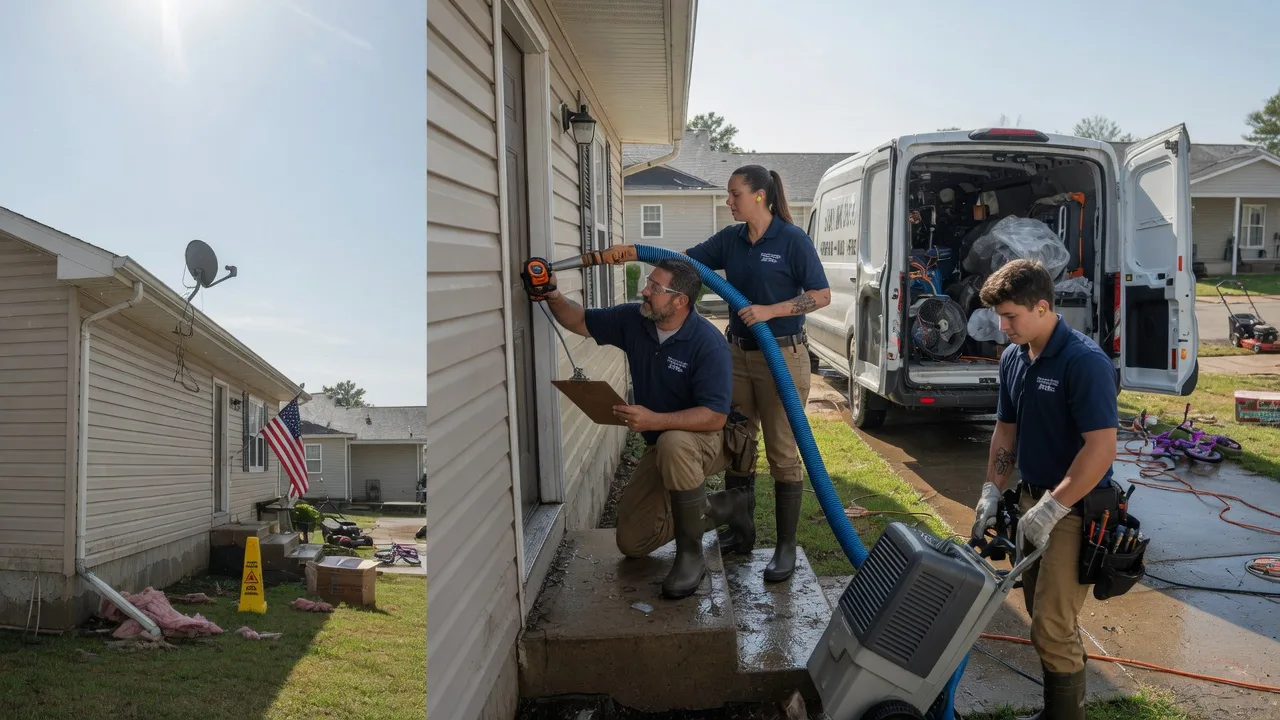 Ceiling Water Damage Restoration in Puxico, MO near me